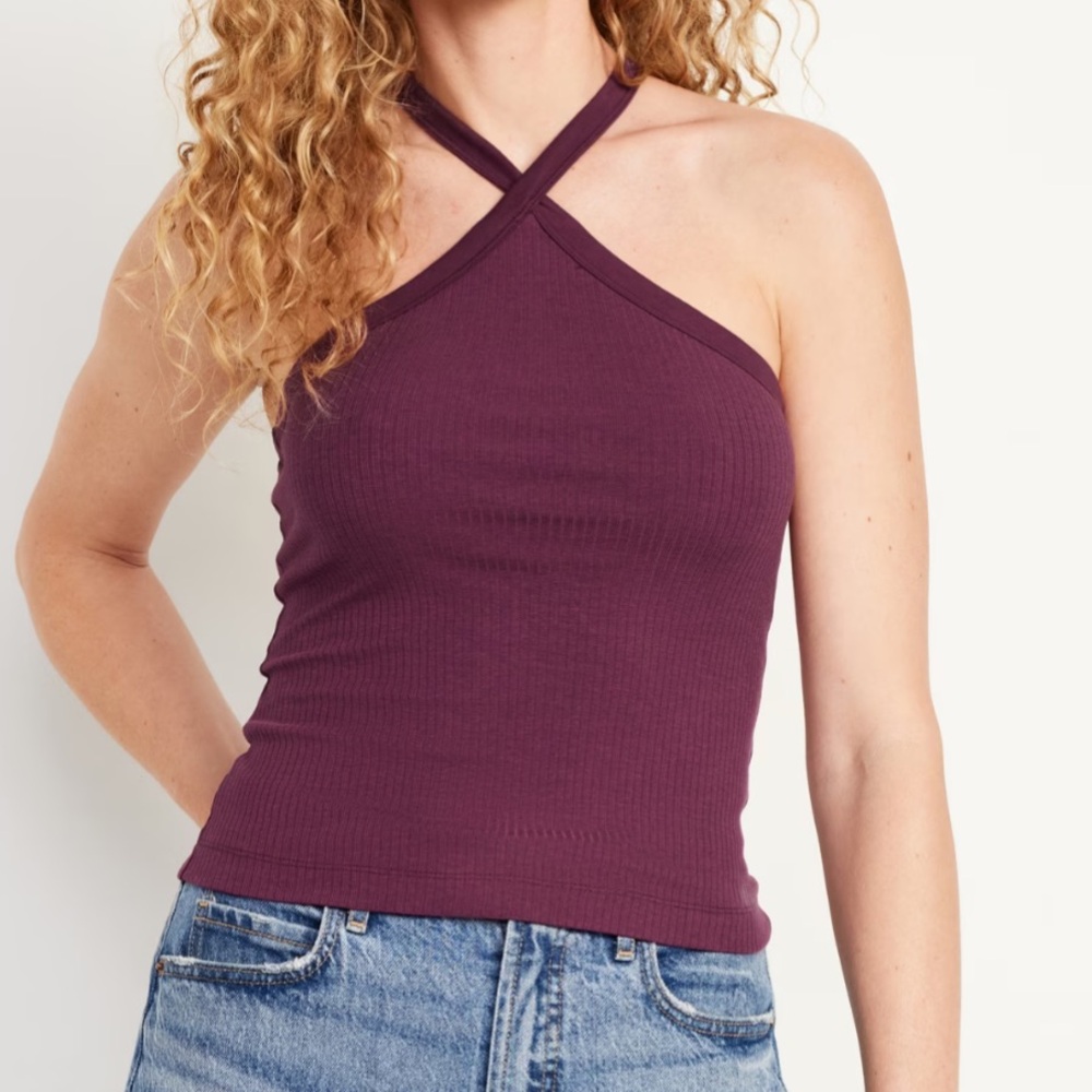 Old Navy Fitted Halter Top